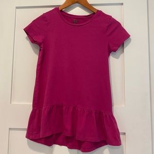 Spotted Zebra Hot Pink Ruffled Top
